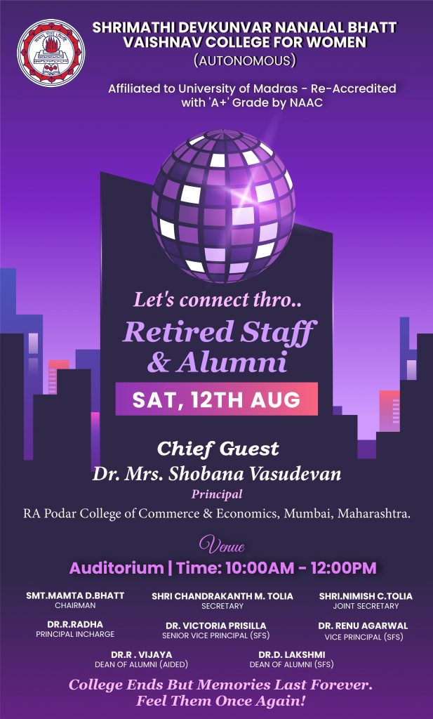 Alumni Meet 2023 SDNB Vaishnav College for Women